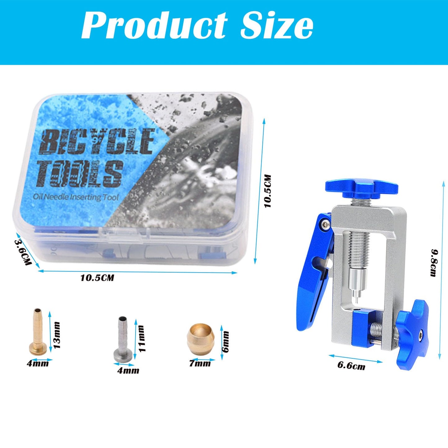 2 in 1 Needle Driver Insertion Tool Hydraulic Hose Cutter for MTB Road Bike with 10 BH59 + 10 BH90 Bicycle Brake Olive