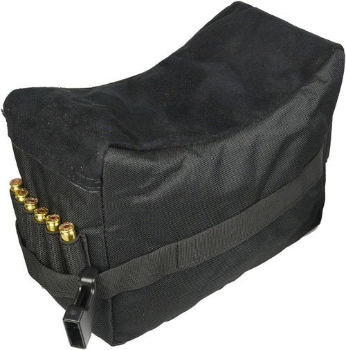 3 PC Set Bench Rest Stand Shooting Range Sand Bags Front, Rear and Elbow Rest, Black Color