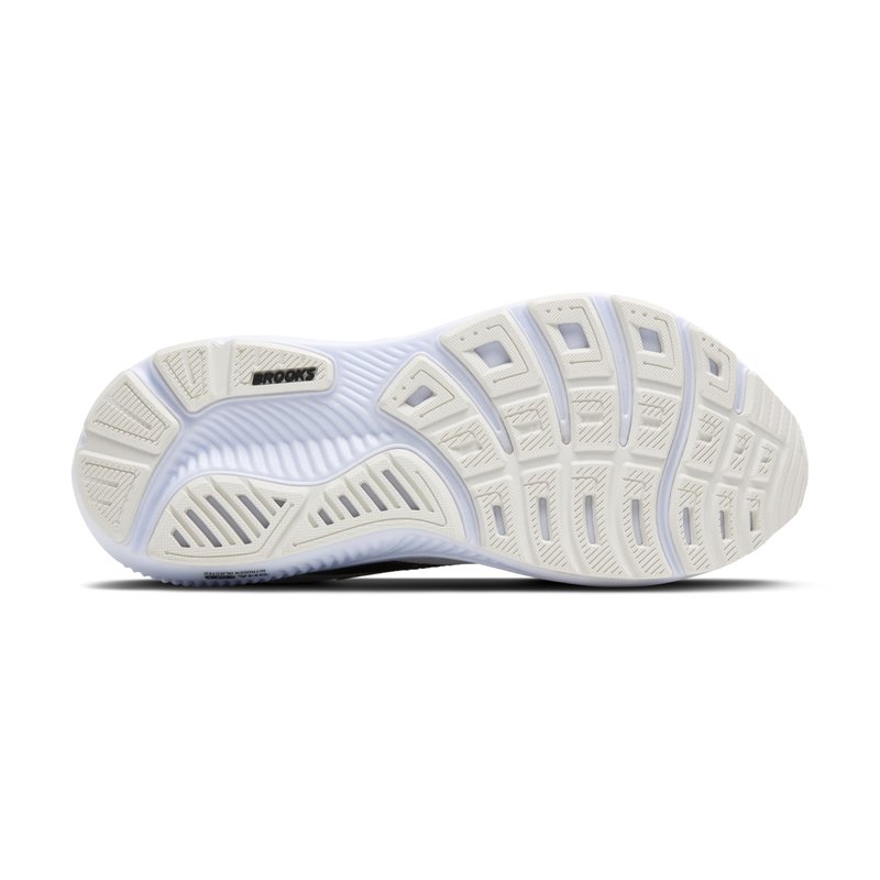 Brooks Women’s Ghost 17 Neutral Running Shoe - White/Black/Rose Gold - 9.5 Medium