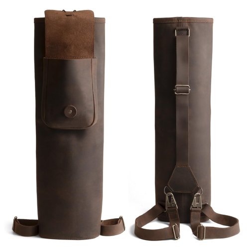 Rectangular Back Quiver with Adjustable Straps, Handmade Arrow Quiver Holder for Arrows, Archery Sports, Bow Hunting, Target Shooting, Archery Quiver, Backpack Quiver Arrow Bag for Arrow Quivers
