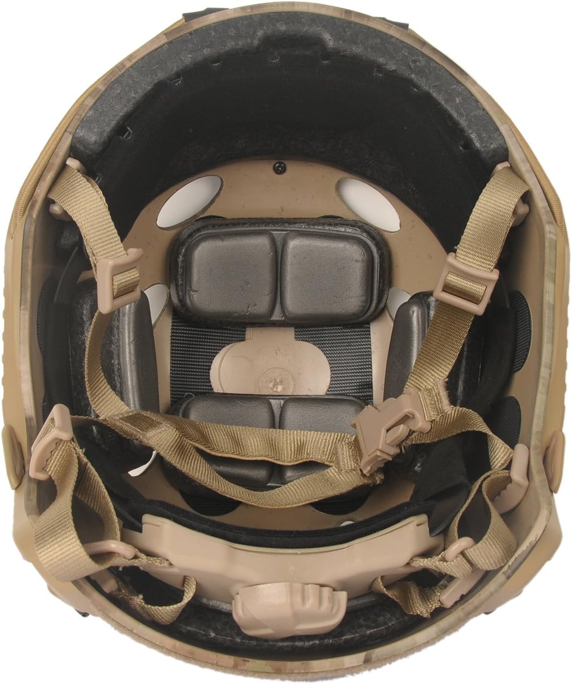 LOOGU Fast BJ Base Jump Tactical Helmet for Airsoft with 12-in-1 Headwear