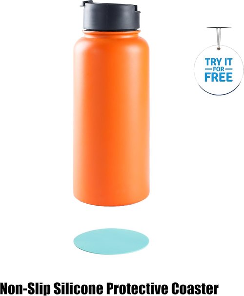 Greant 6 Pack Replacement Straws for Hydro Flask Straw Lid Wide Mouth Bottle, 9.8''L X 0.33'' W, for Hydroflask Wide Mouth Flex Straw Cap, Plastic, Cuttable