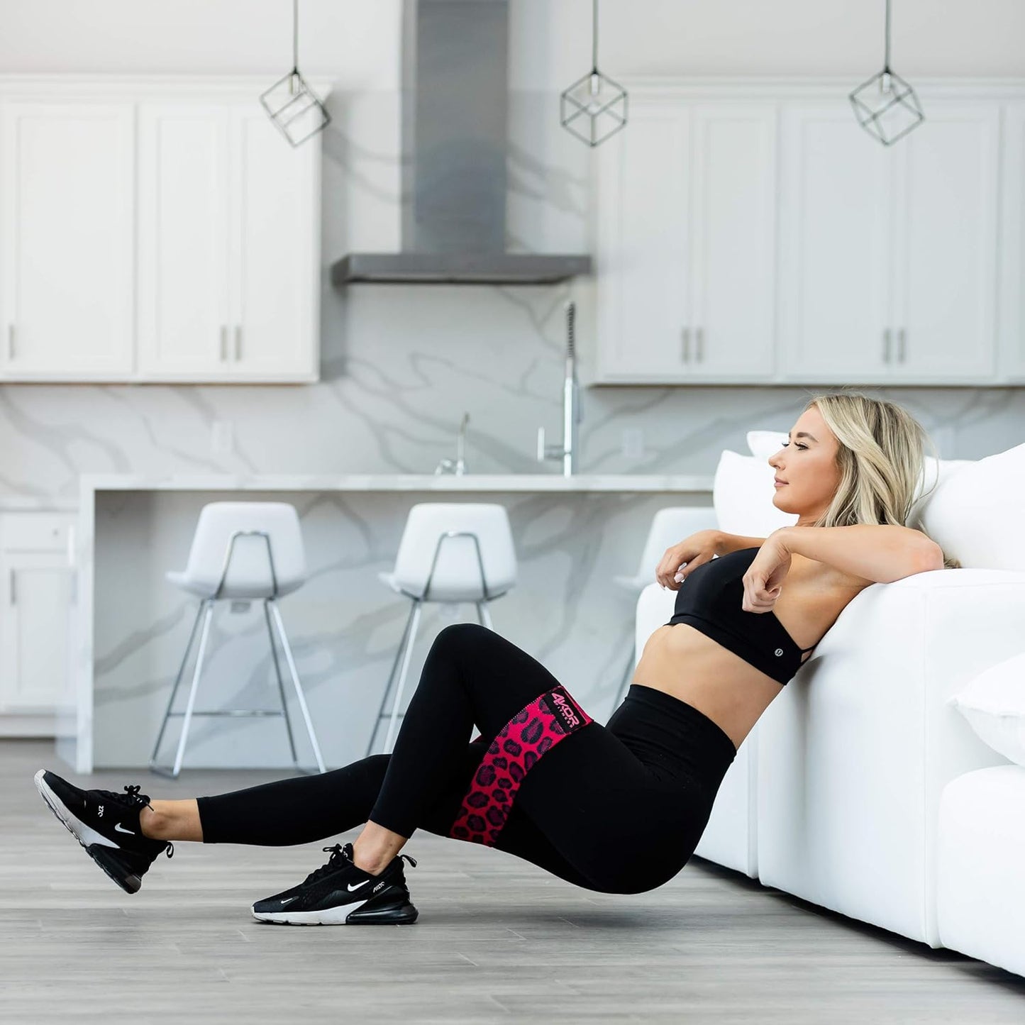 Hip Band by 4KOR Fitness- Resistance Loop Circle Perfect for Dynamic Warm-Ups and Activating HIPS and Glutes