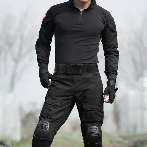 AGPTEK Police Security Tactical Combat Gear Utility Nylon Belt (Black)
