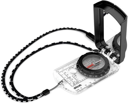Silva Ranger 2.0 Advanced Compass Bundle with Case, Mirror Sighting, Slope Card, Black