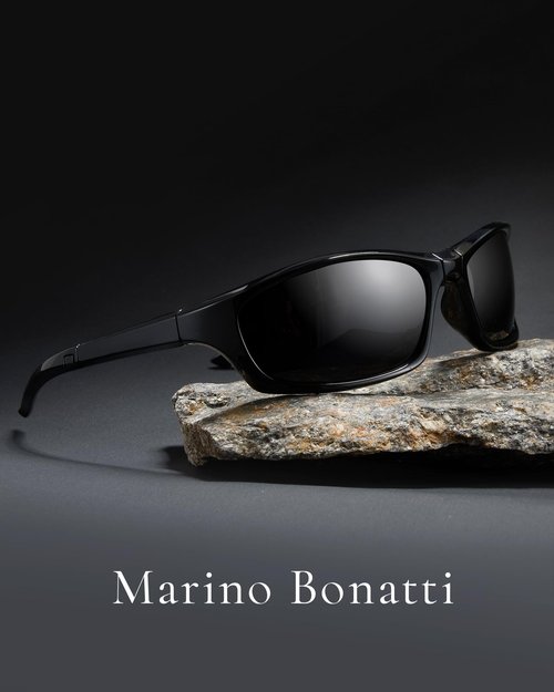 Marino Bonatti Folding Sunglasses Polarized Sports Fishing Sunglasses for Men UV400 Sun Glasses for Cycling Running Hiking