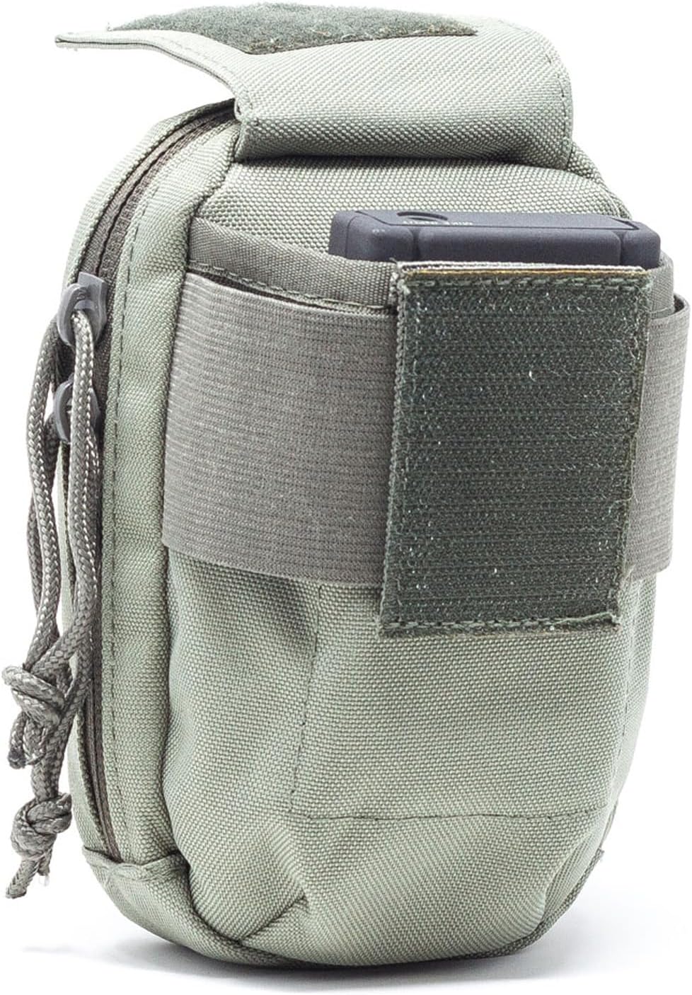 3VGEAR Tech Accessory Pouch - Rugged 600D PVC-Backed Polyester MOLLE Phone Holder with 2 Micro-Fleece Lined Pockets - Lightweight and Quick Access MOLLE Pouch