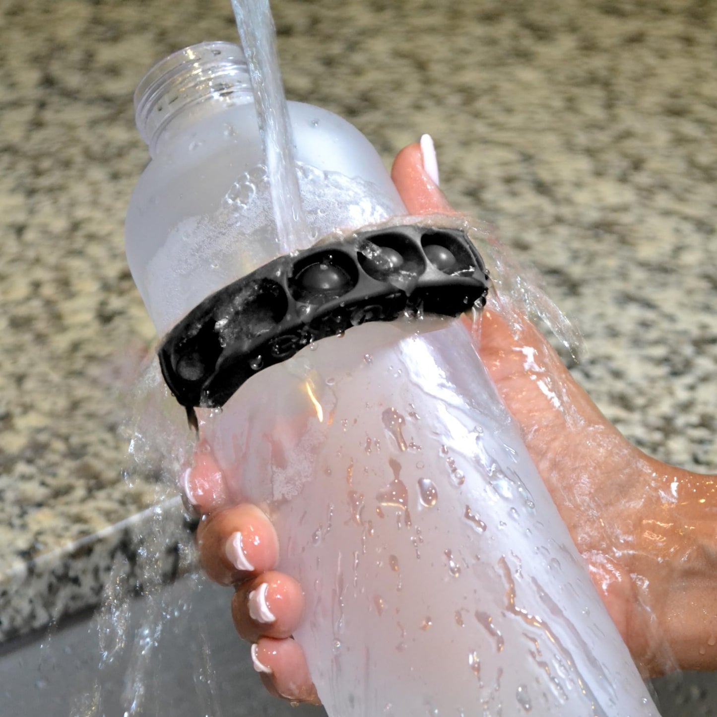 GWaT - Hydration Tracker for Water Bottles, Helps You Drink More (Midnight)