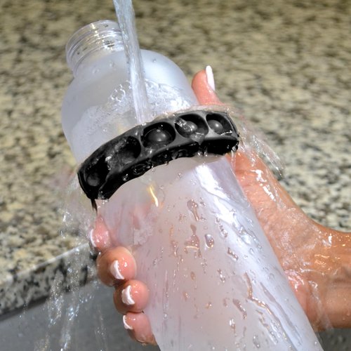 GWaT - Hydration Tracker for Water Bottles, Helps You Drink More (Midnight)
