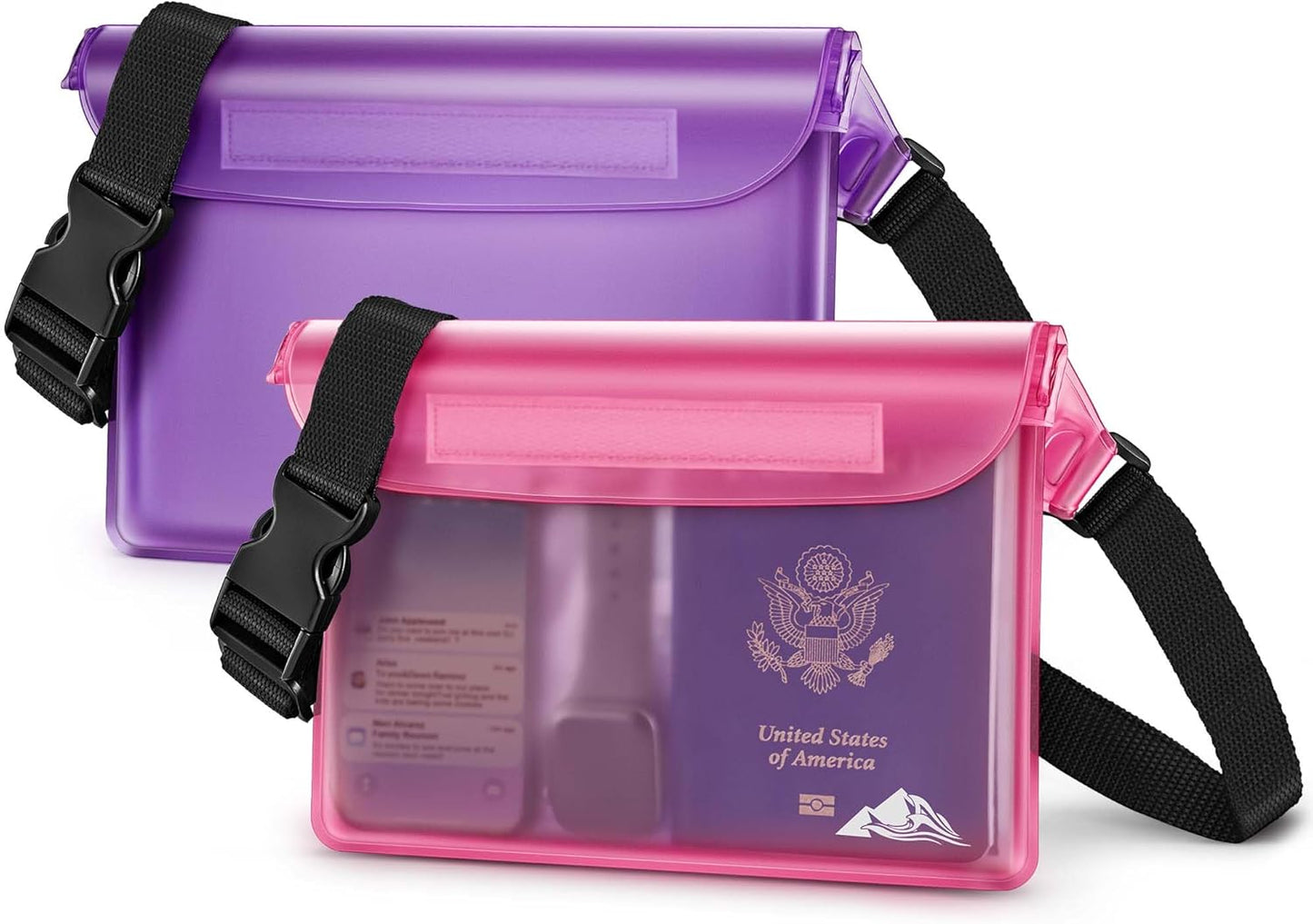 HEETA Waterproof Fanny Pack | Adjustable Waist Strap for Swimming & Beach