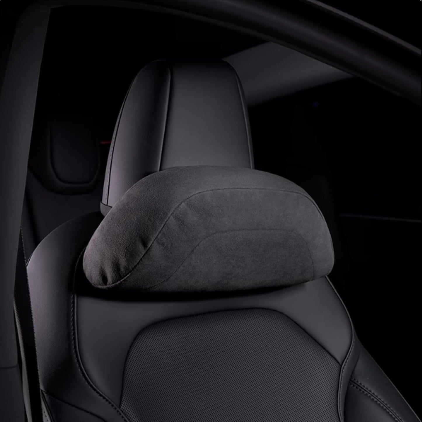 Lumbar Support Pillow Ergonomic Memory Foam Lumbar Pillow for Lower Back Pain Relief - Back Cushion for Driving, Chair Support for Car, Office & Gaming Chairs (Black, 1PC)