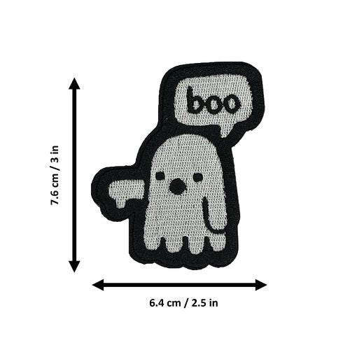 Boo, Morale Patch, Meme Patch, Morale Patch, Military Patch, Hook and Loop, Tactical Backpack, Murph, Veteran Owned