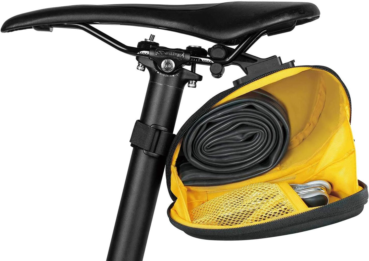 Topeak SideKick Wedge Pack with Fixer F25 - Bike Seat Pack - Black - Medium