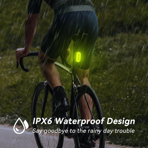 RGB Bike Lights,Roller Skate Lights,LED 7 Light Mode Options 14Colours Safety Light, USB-C Rechargeable Bright Roller Skate/Bike/Scooter Safety Flashlights for Adults/Kids/Men/Women