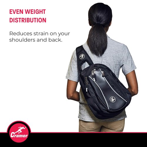 Cramer Sling Pack Elite, Small Athletic Trainer Bag for Carrying Supplies, Cross Body Travel Bag for for Trainers, Single Strap Organizing Backpack with Ample Storage and Easy Access
