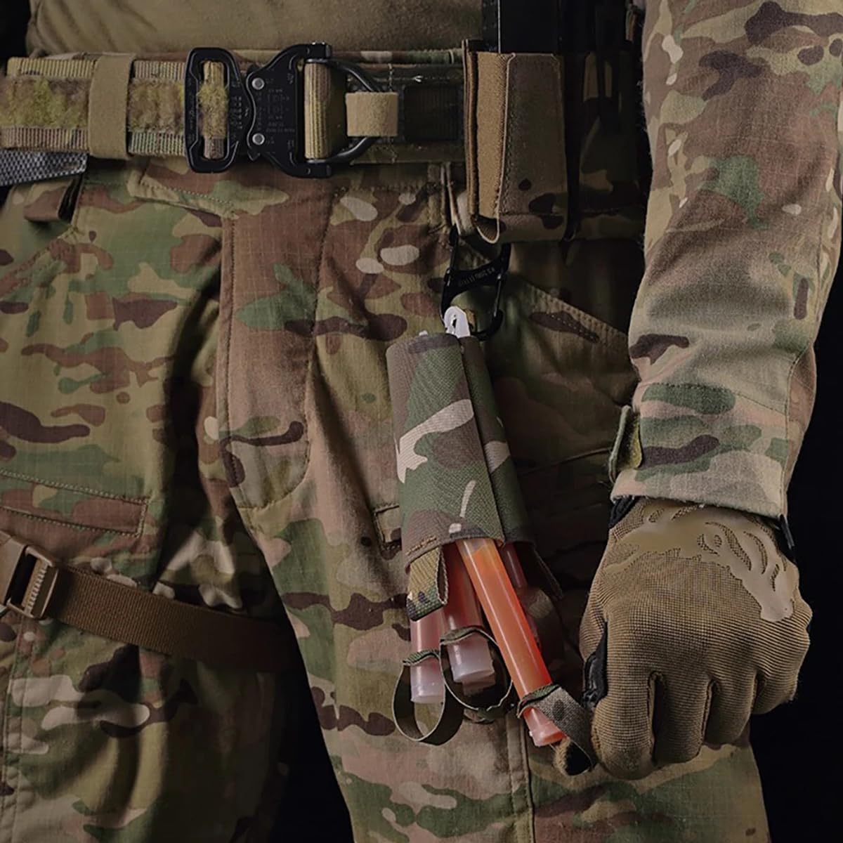 Glow Sticks Pouch Tactical Chemlight Holders Outdoor Adventure Hunting Airsoft Gear