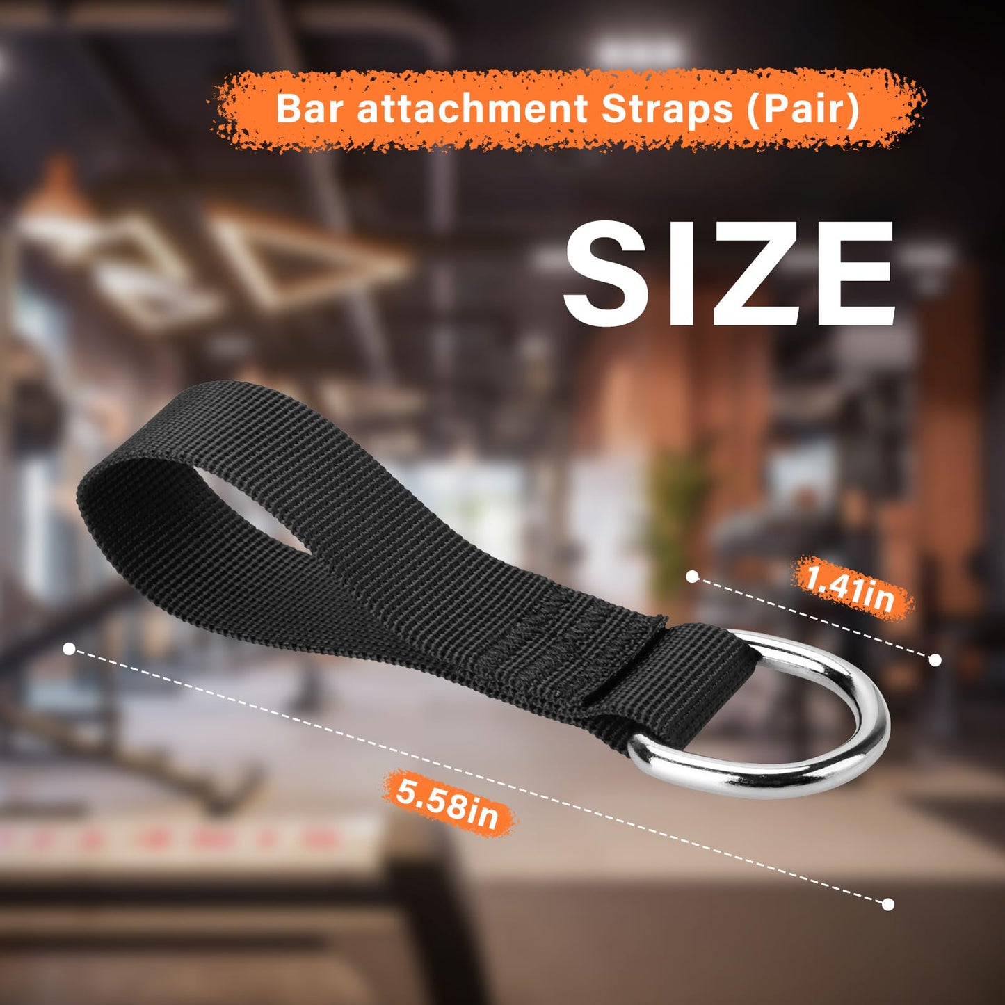 ArrogantF Bar Attachment Strap Compatible with Bowflex Home Gym Parts, Use for LAT, Squat and Bench Bars, Trains Upper Body: Shoulders, Back, Triceps, Biceps,Upper Body Strength Muscle Training