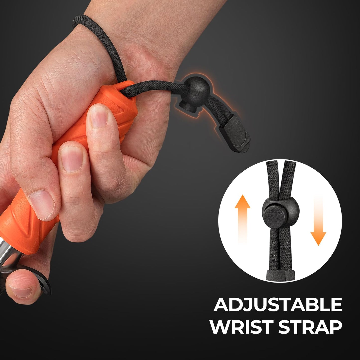 KastKing Paradox 9" Lip Grip, Corrosion-Resistant Stainless Steel Fish Landing Tool with Non-Slip Elastomer Handle, Easy-Use Trigger,and Adjustable Wrist Strap for Secure Fishing
