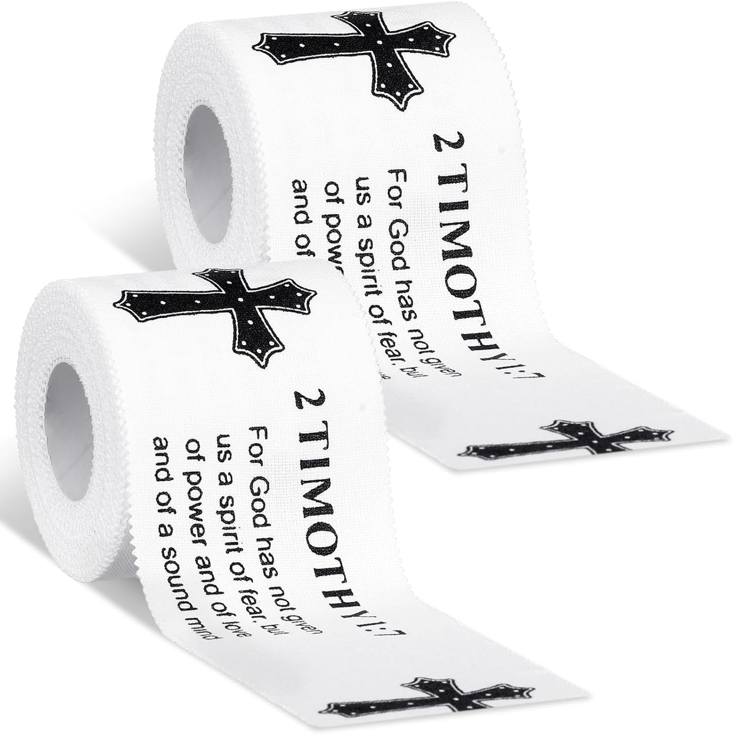 Christian Athletic Tape | 2 Pcs Cotton Sports Wrap 2in x 23ft | White