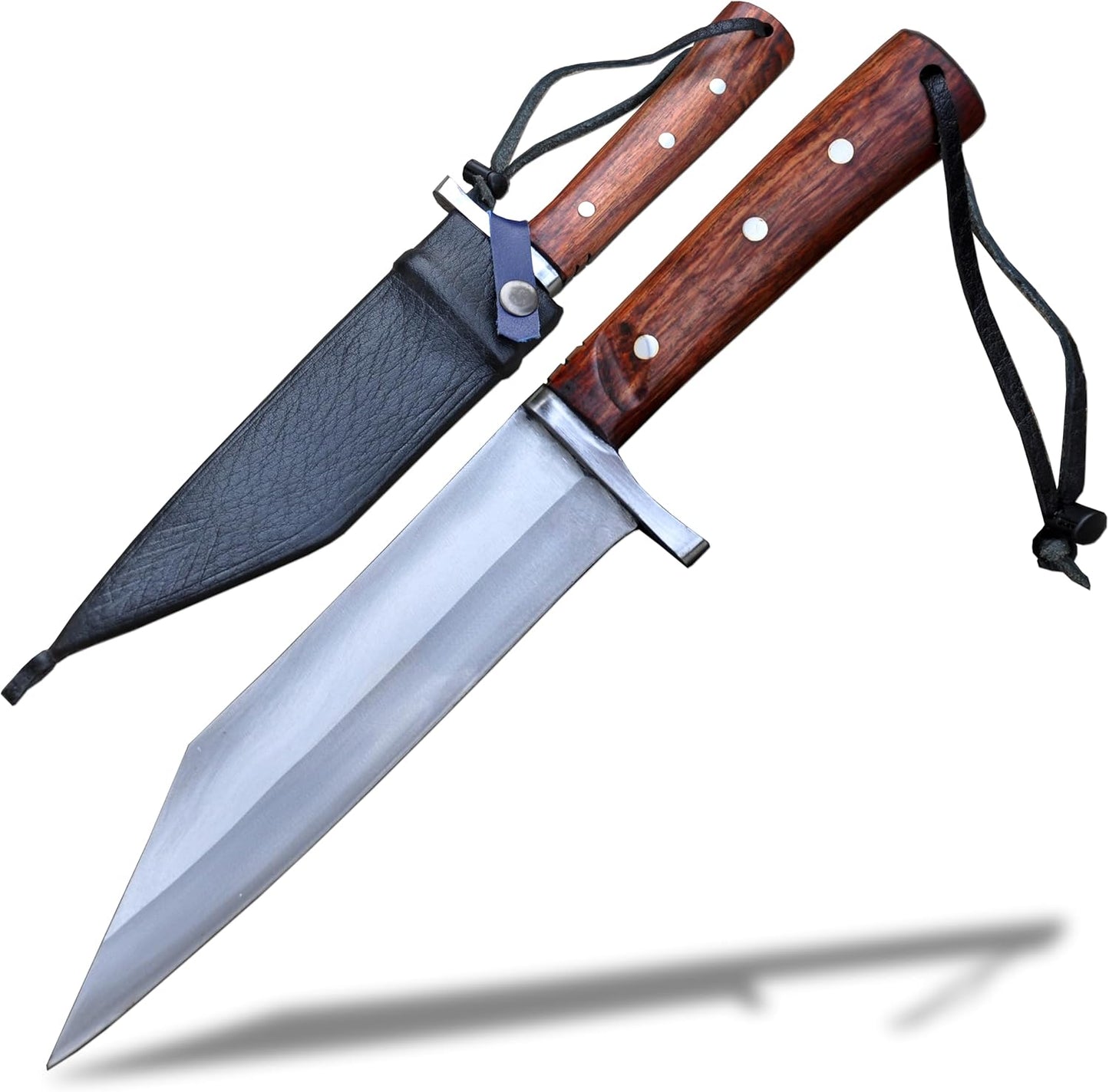 Unleash Versatility: 8-Inch Seax Knife for Hunting, Camping, Tactical, and Survival Adventures- Handforged in Nepal-come with Sheath-Tempered