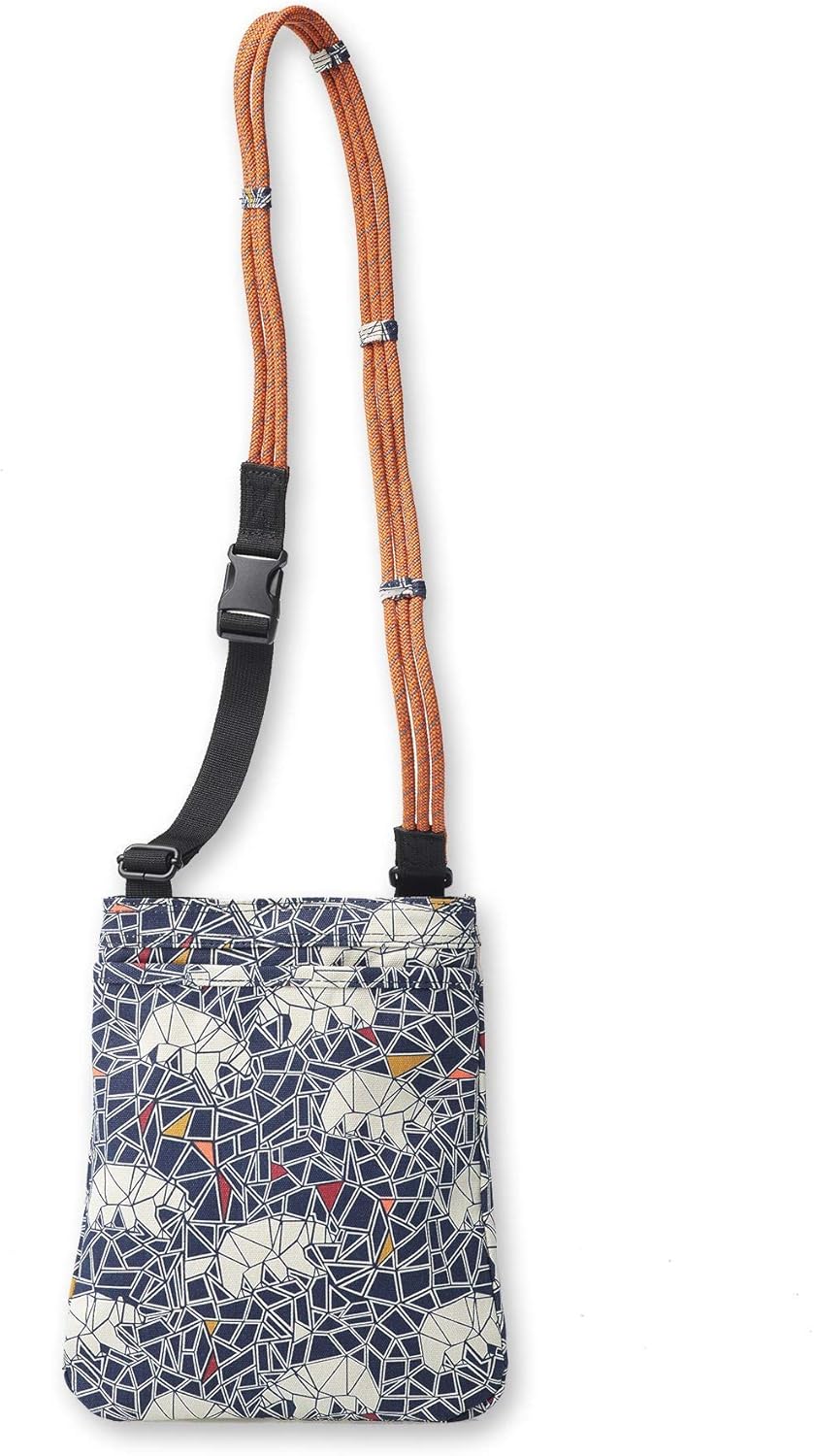 KAVU Keepalong Semi Padded Sling Canvas Rope Crossbody Bag
