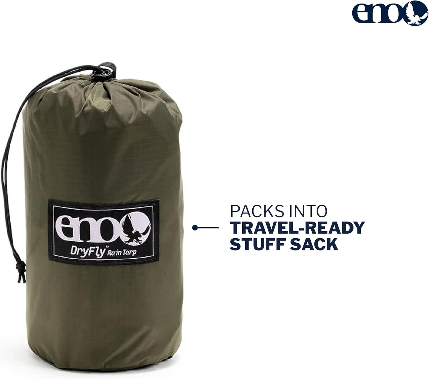 ENO, Eagles Nest Outfitters DryFly Rain Tarp, Ultralight Hammock Accessory