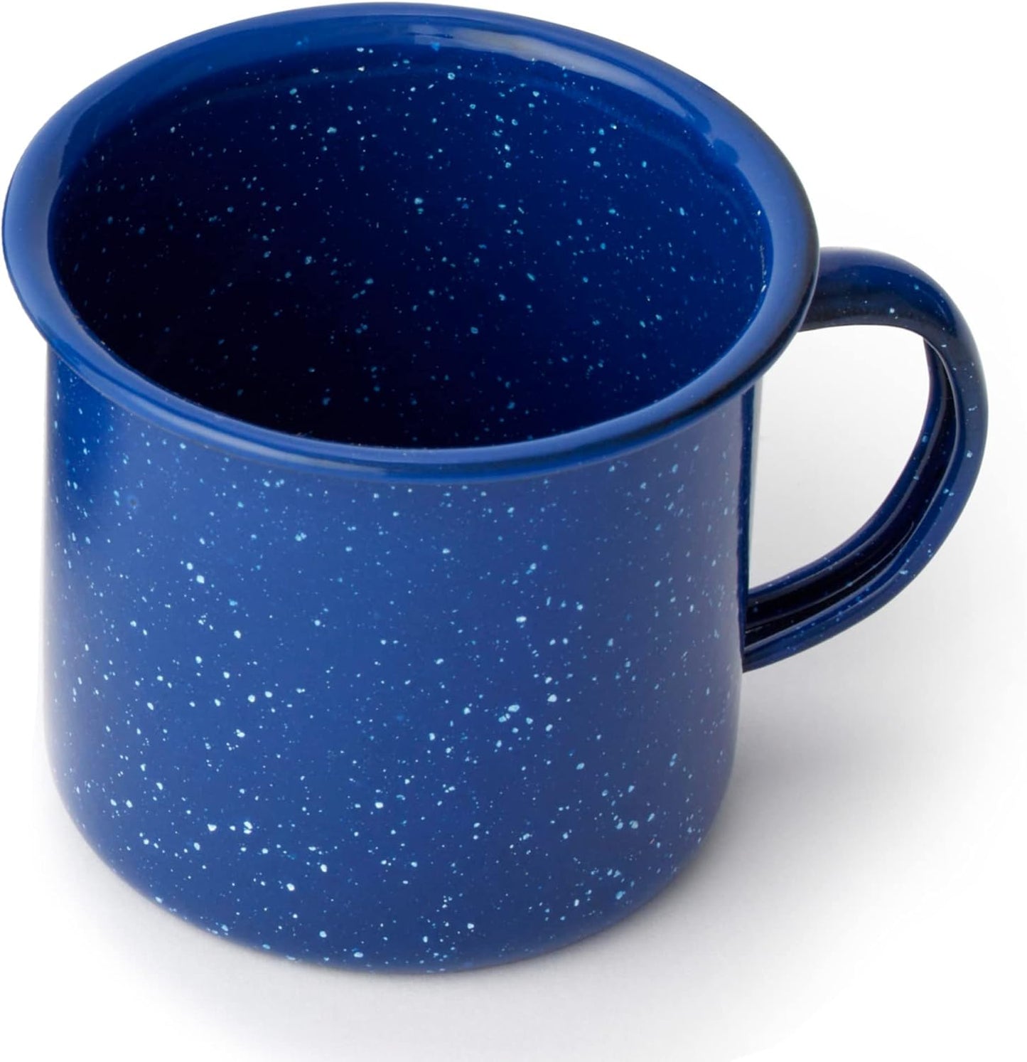 Coleman 12oz Enamel Coffee Mug, Impact-Resistant, Dishwasher-Safe, Perfect for Camping, Picnics, BBQ, Tailgates, Sports Events