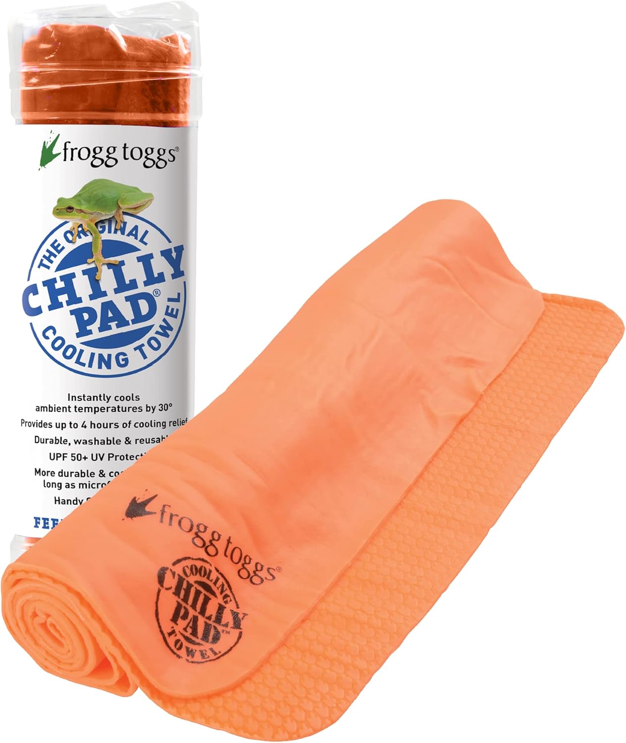 Chilly Pad Cooling Towel | Instant & Reusable | Sports Neck Towel 33x13 - Sky Blue