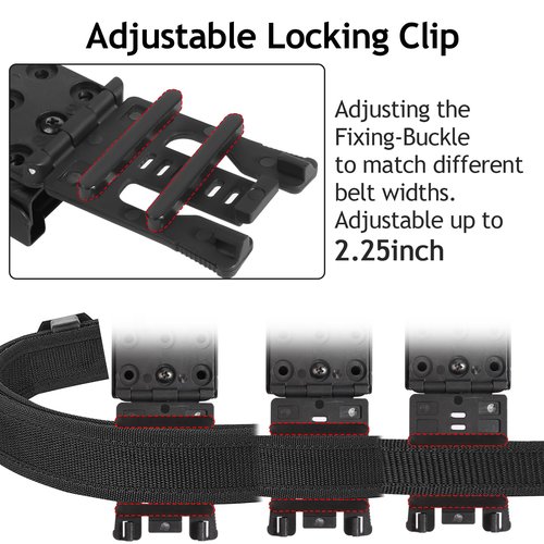 Locking Clip Tourniquet Holder, JUNESEAKER Tourniquet Pouch for Gen 7 C-A-T and Older, Universal Belt Upgraded Clip Holder Gift Box (Tourniquet Not Included)