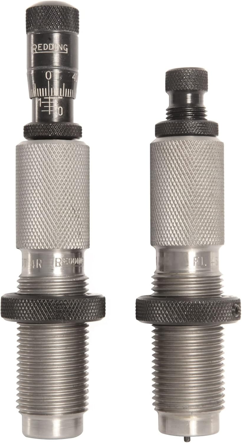 REDDING Premium Series Die Set for.308 Winchester Cartridges | Reliable Reloading Dies with Cartridge Loading Block | Deluxe Die Set
