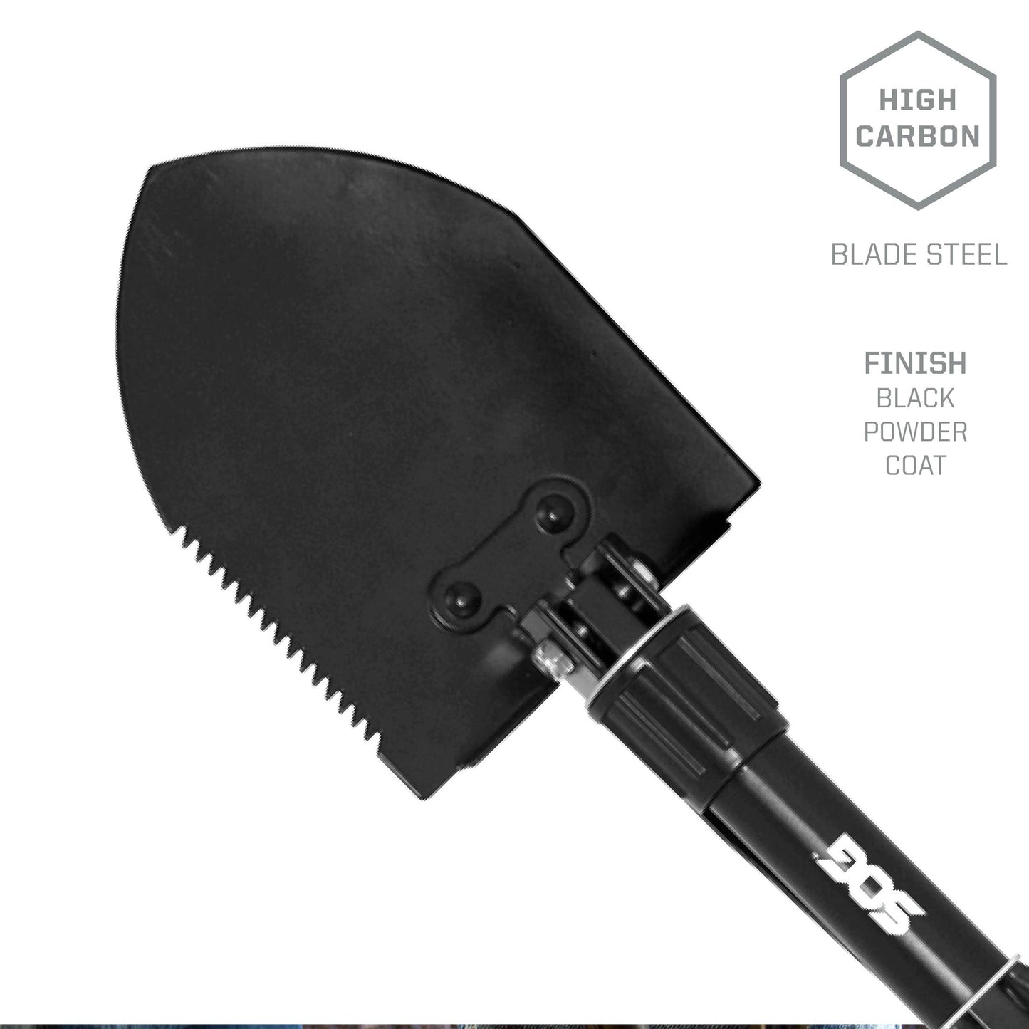 SOG PA2002-CP PowerAccess Deluxe Multi-Tool, Black & SOG Entrenching Tool- 18.25 Inch Folding Survival Shovel with Wood Saw Edge and Tactical Shovel Carry Case- Black (F08-N)