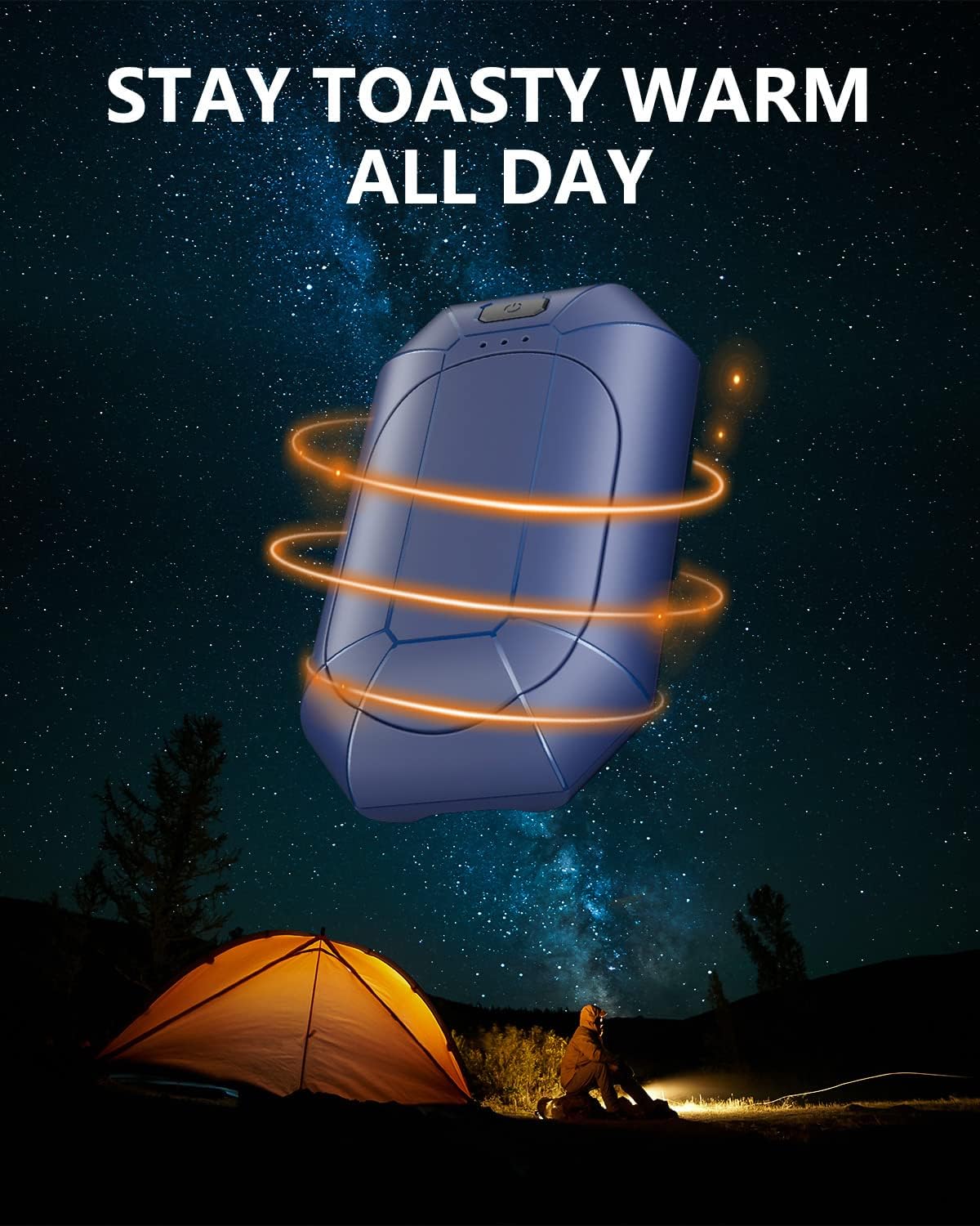 Rechargeable Hand Warmers | Dnaleao 2-Pack 4000mAh Portable Heater for Outdoors