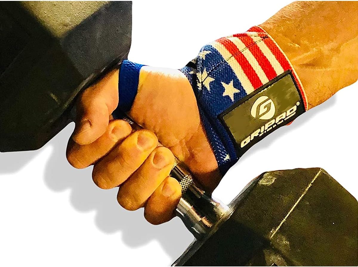12" x 3" Weight Lifting Support Wrist Wraps, Strong Wrist Wraps, 2 Thumb Loops – Great for Weightlifting, Powerlifting, Bodybuilding, Strength & Cross-Training.