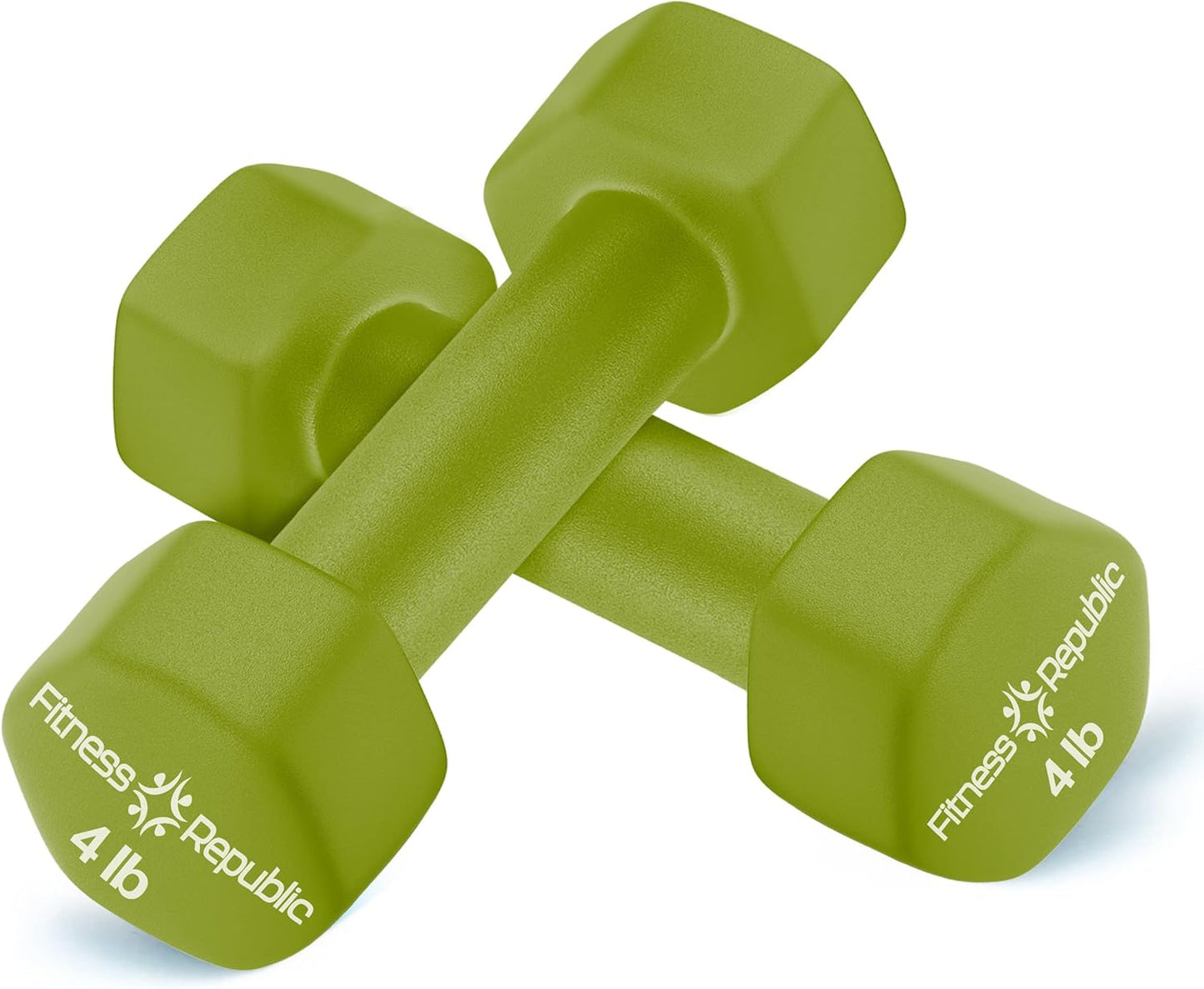 Neoprene Dumbbell Set of 2, Non-Slip, Hex Shape, Free Weights for Muscle Toning and Strength Building - Portable Home Gym Hand Weights