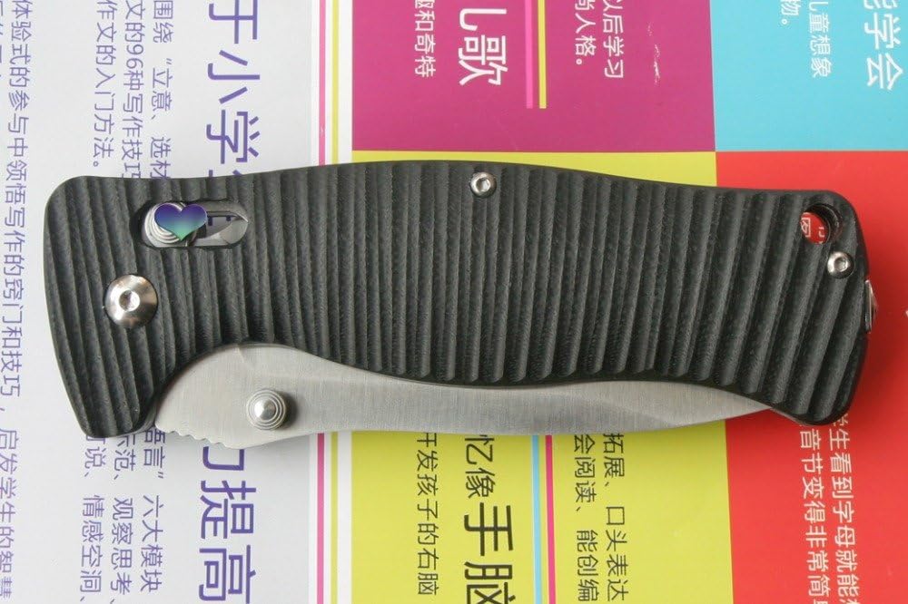 Ganzo G720-GR Tactical Folding Knife Window Breaker 440C Blade Army Green G10 Handle w/Paper Box & Draw String Bag G720