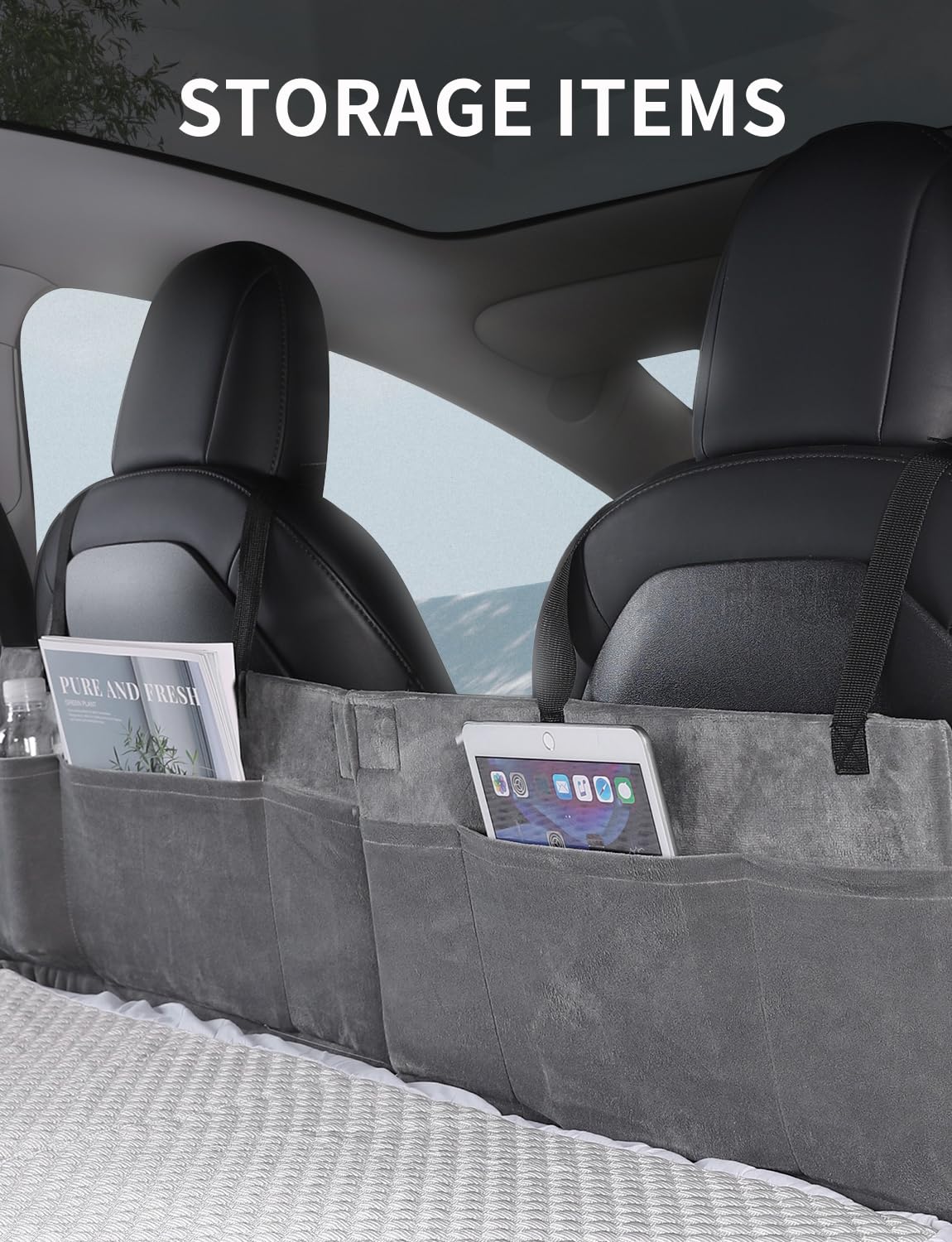 EVFITUS for Tesla Model Y 3 Mattress Foam Camping Mattress Bed for Tesla Model Y 3 Accessories Storage Bag & Sheet Provided