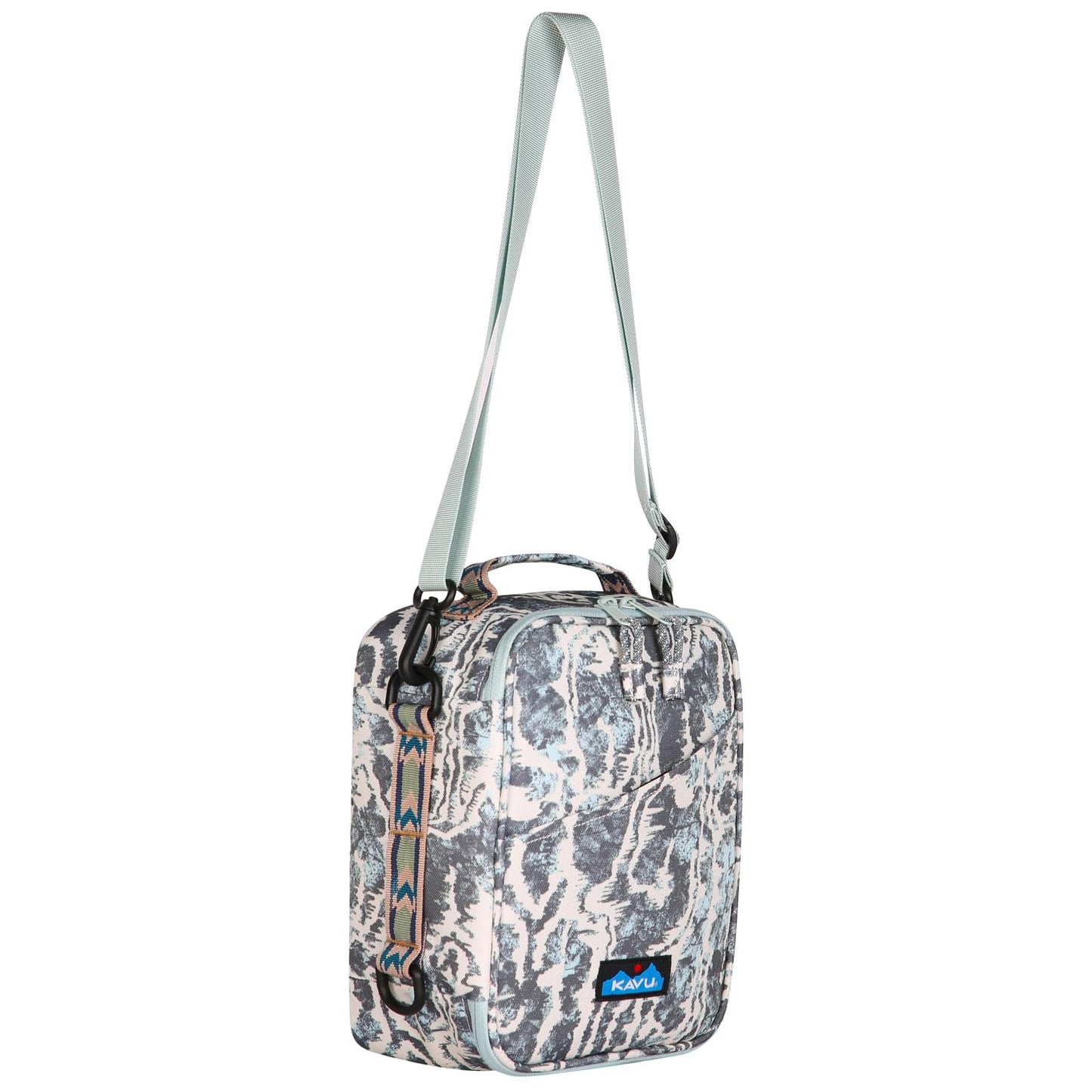 KAVU Bite Box Crossbody Cooler Bag - Motion Undertow