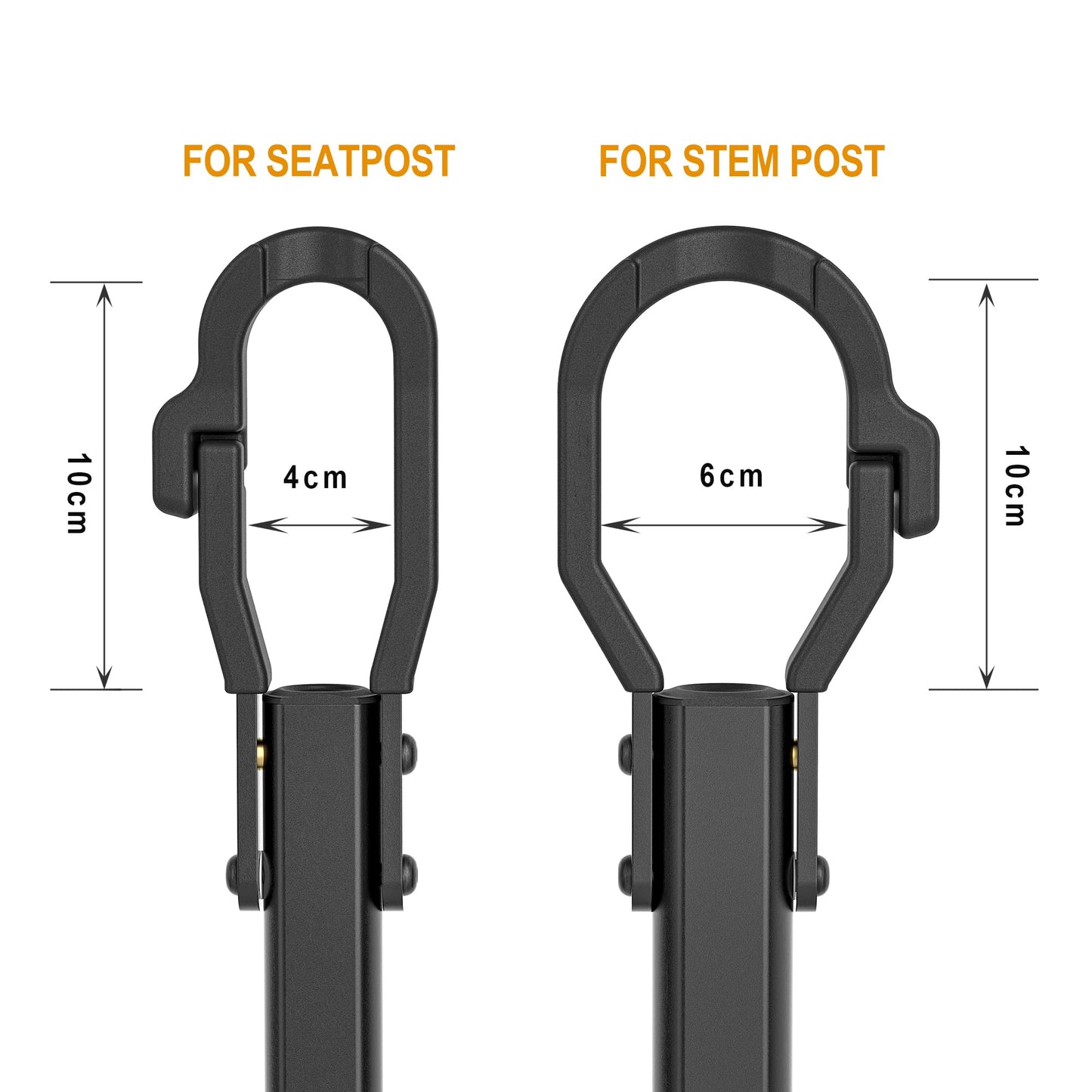 Bike Crossbar Adapter for Bike Rack (32kg/70lbs) - Top Tube Cross-Bar Adjustable - Bicycle Bike Adapter Bar for Low-Step Step-Through Bikes, BMXs, Ladies and Kids Bikes (1 PC)
