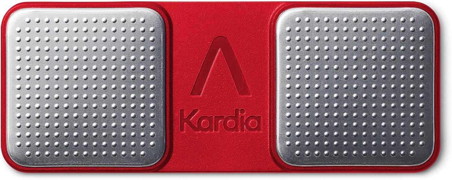 KardiaMobile EKG Monitor – At-Home Heart Rhythm Tracker for AFib & Arrhythmias – Quick 30-Second Results, Compatible with Most Smartphones