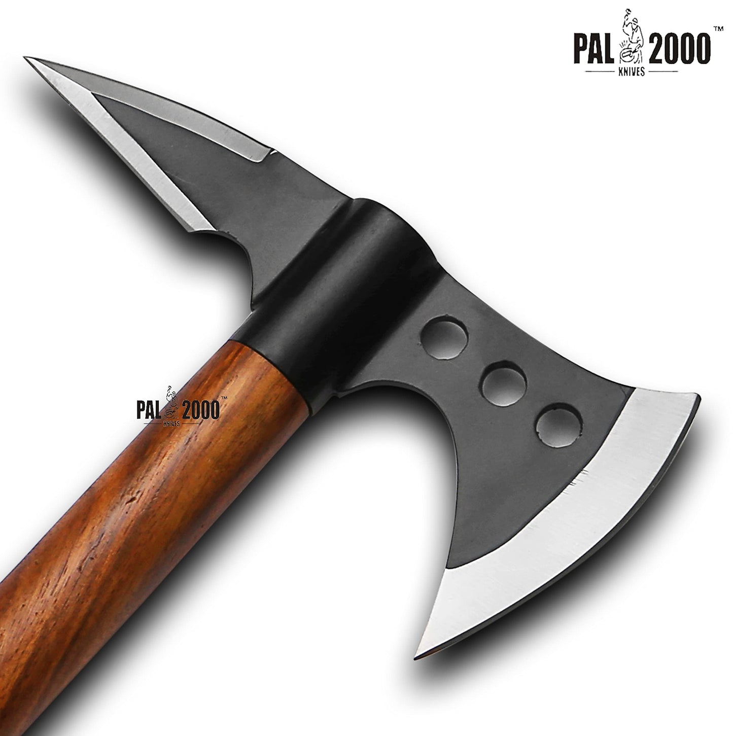 Splitting Axe Camping Chopping Hatchet Viking Tomahawk Battle Hunting Outdoor Solid Wood Handle 2071