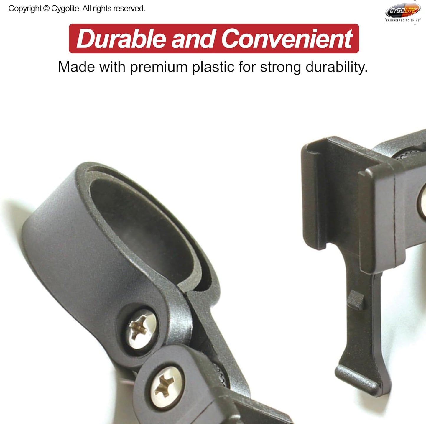 Cygolite Seat Post Mount for Hypershot, Hotshot Pro, and Hotshot Bicycle Tail Light Series with Hard Mounts