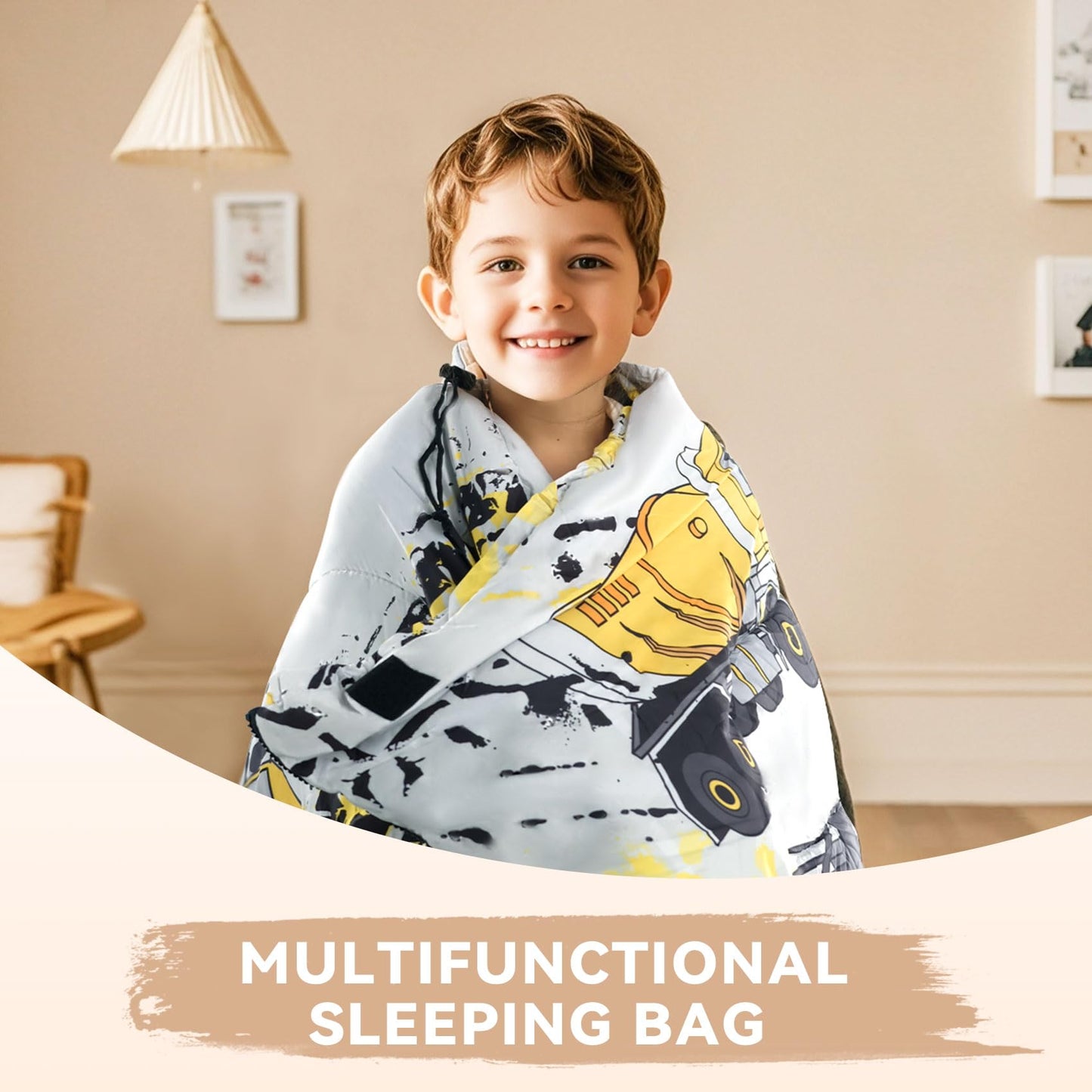 Kids Sleeping Bag for Camping - Lightweight 3 Season Child Backpacking Sleeping Bag for Girls and Boys, Waterproof Cmpact Youth Camping Gear for Outdoor by Croosseoutdoors