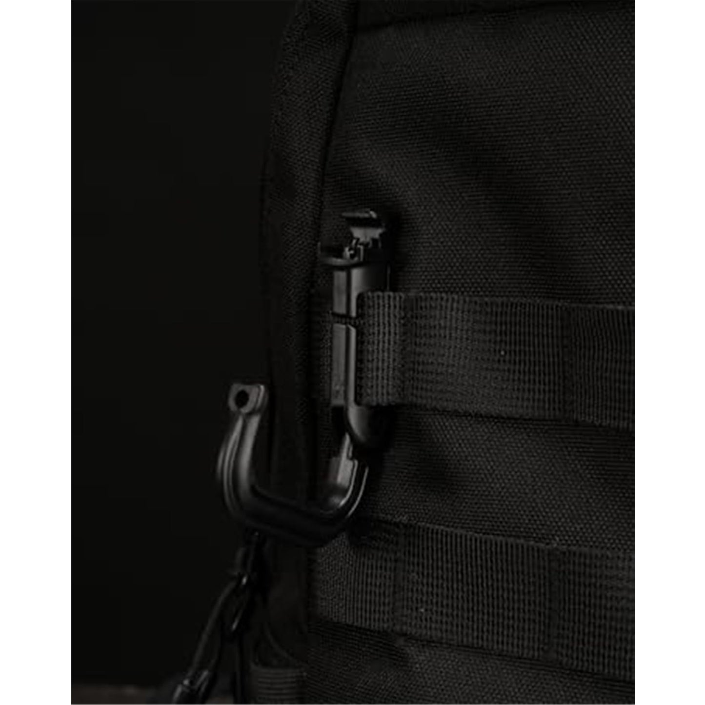 10 Pcs Multipurpose D-Ring Grimlock Locking Hanging Hook Tactical Link Snap Keychain for Molle Webbing