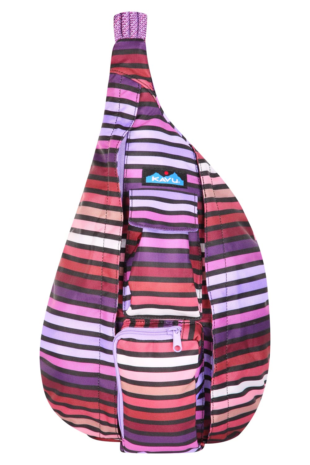 KAVU Original Rope Sling Pack with Adjustable Rope Shoulder Strap - September Stripe