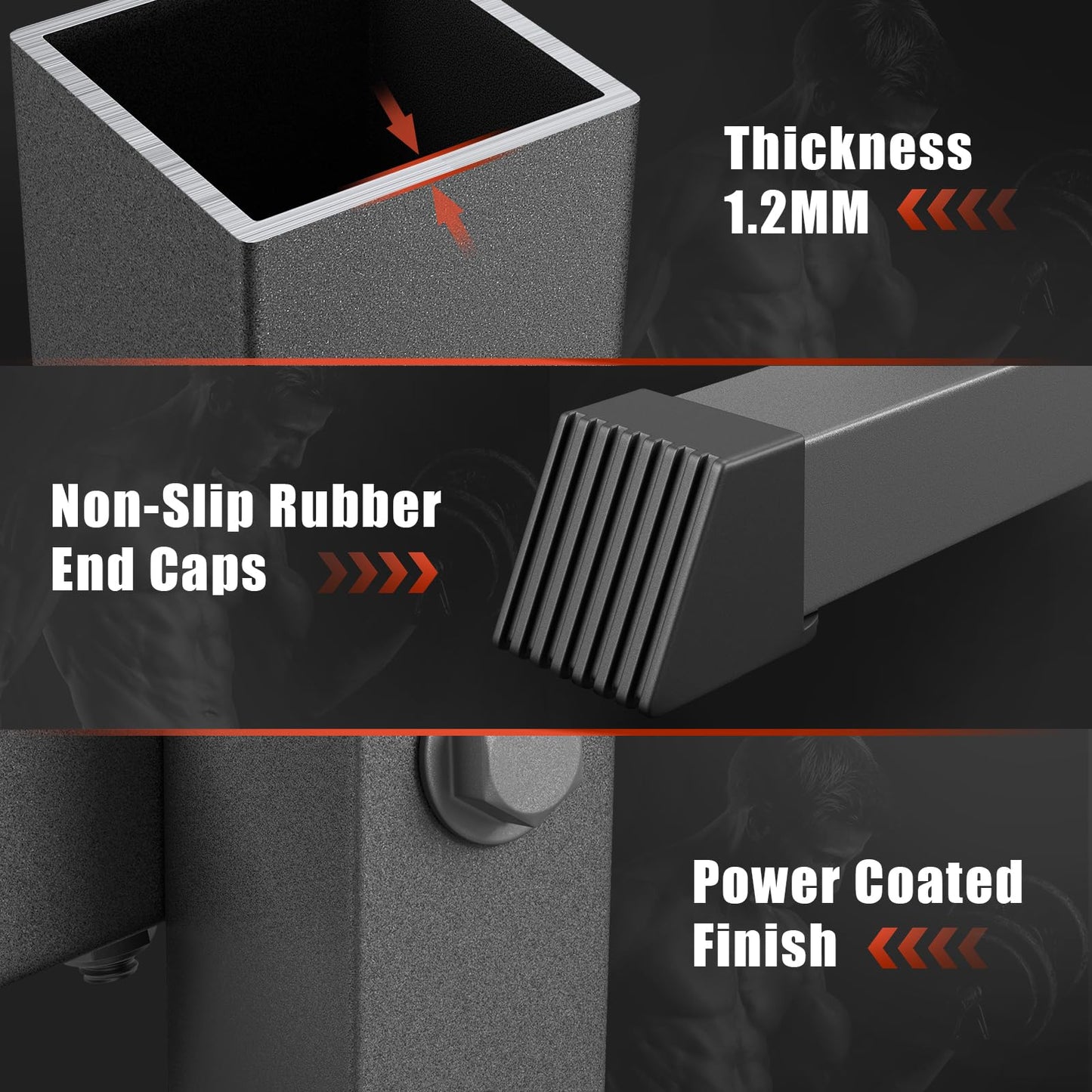 3-Tier Dumbbell Rack Stand Only, 1100LB Capacity Adjustable Weight Rack for Home Gym, Heavy-Duty Weight Stand for Dumbbells & Kettlebells(Rack Only)