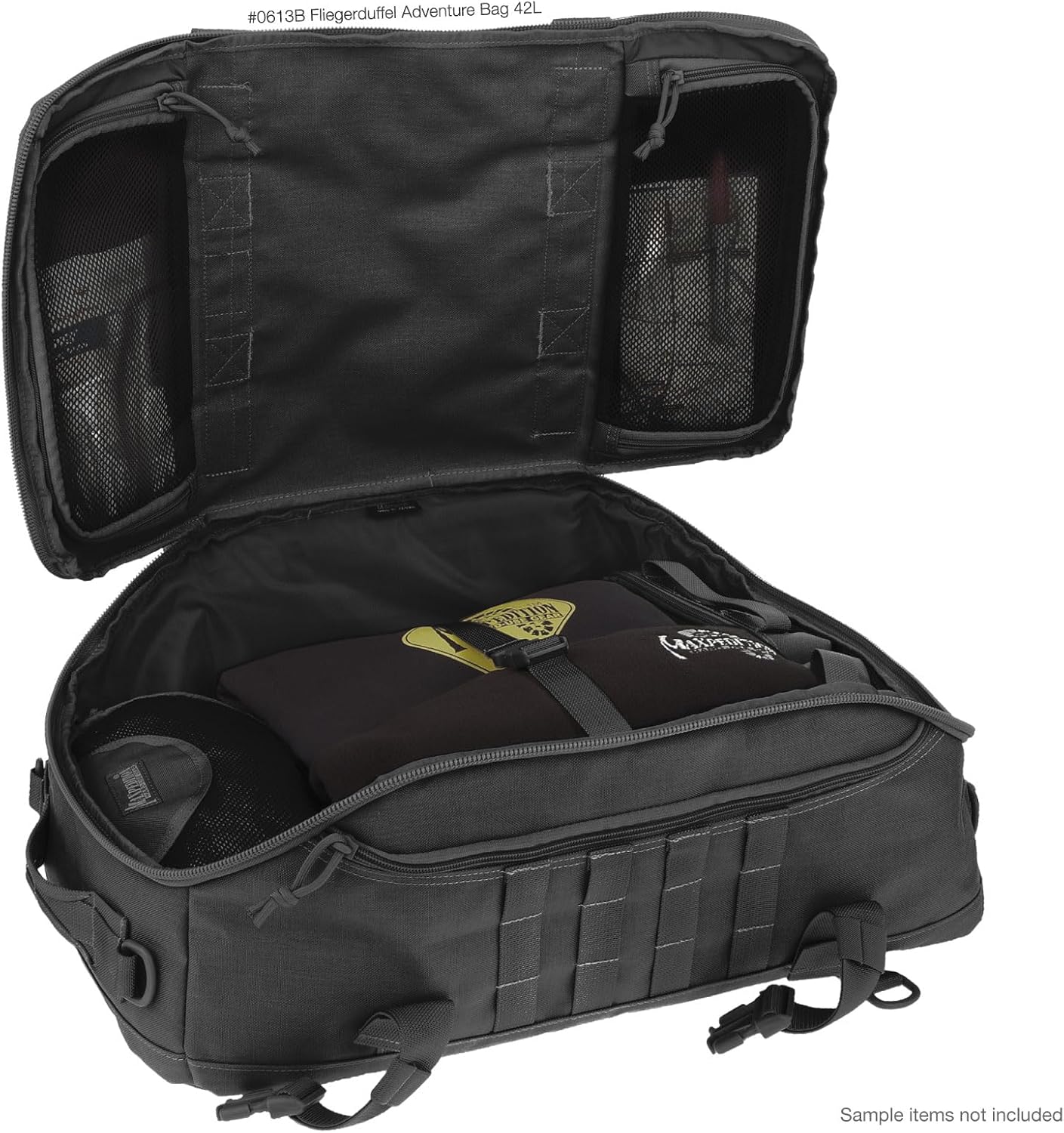 Maxpedition Fliegerduffel Adventure Bag, Black