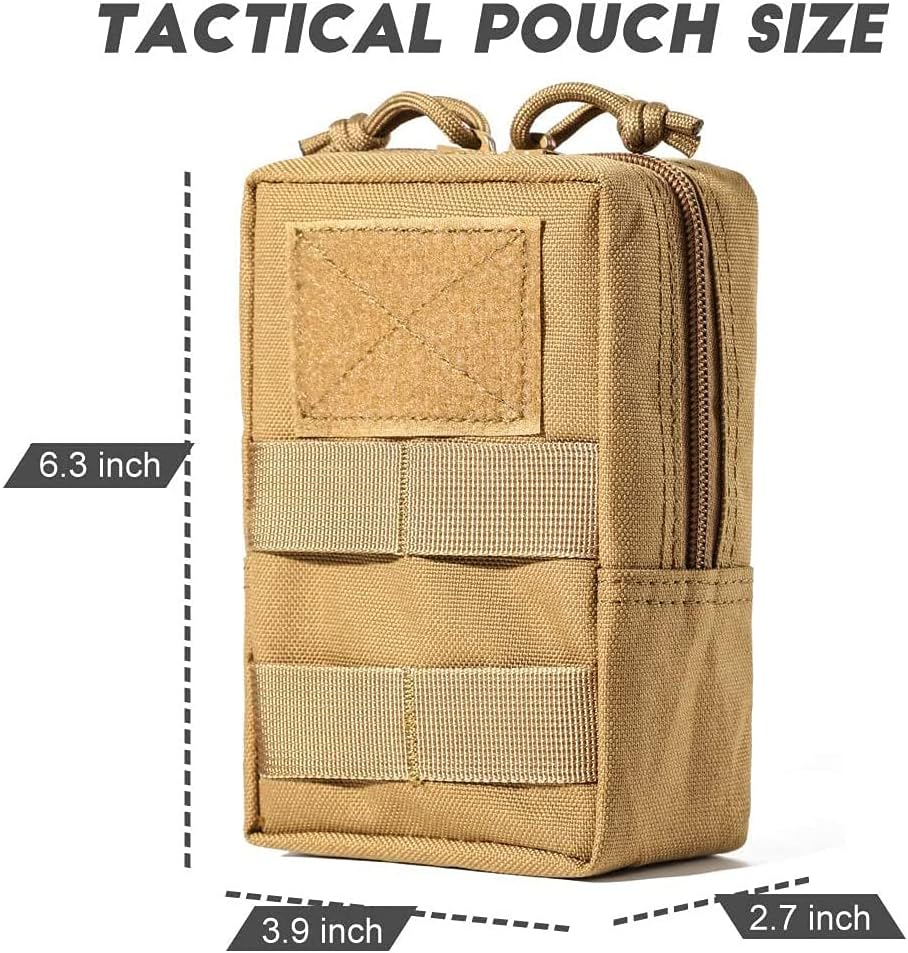 Upgraded Tactical Water Bottle Holder | Molle Pouch for Travel & Hydration