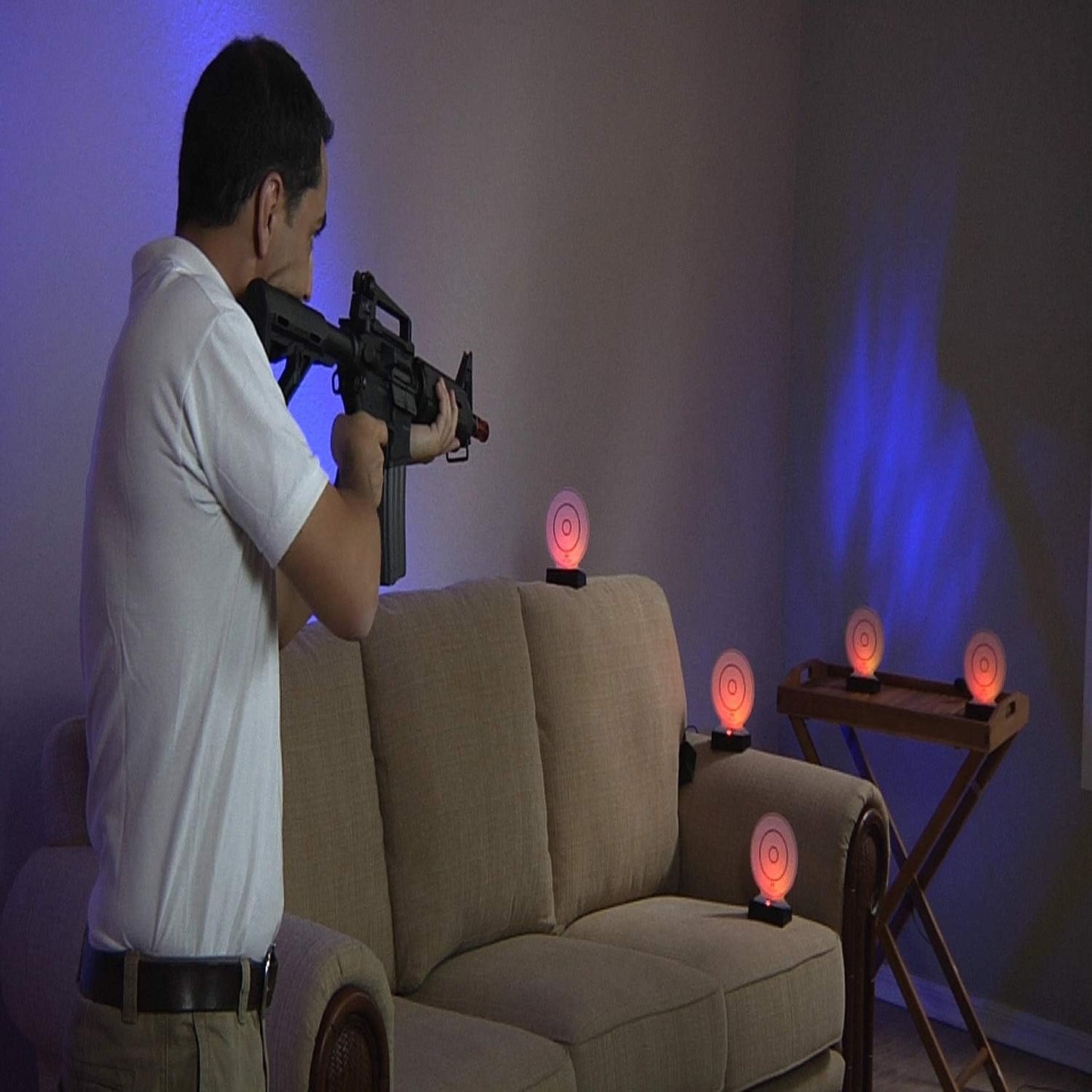 Laser Ammo Interactive Multi Target Training System i-MTTS (Select Amount of Units for Your Preferred Setup) - Create Countless Training scenarios in The Comfort of Your Home