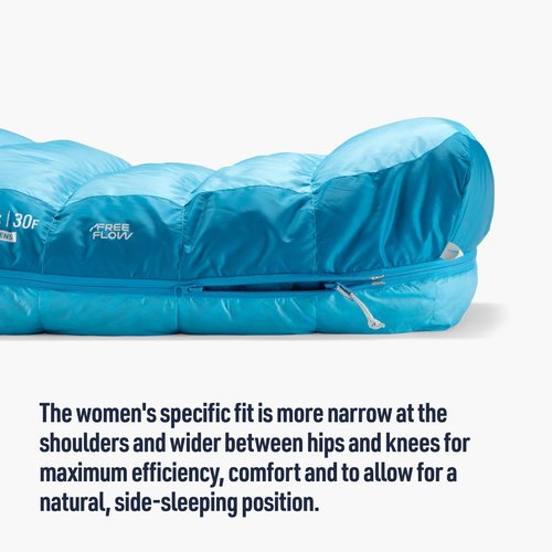 Sea to Summit Trek Women's Down Sleeping Bag, 15-Degree, Long