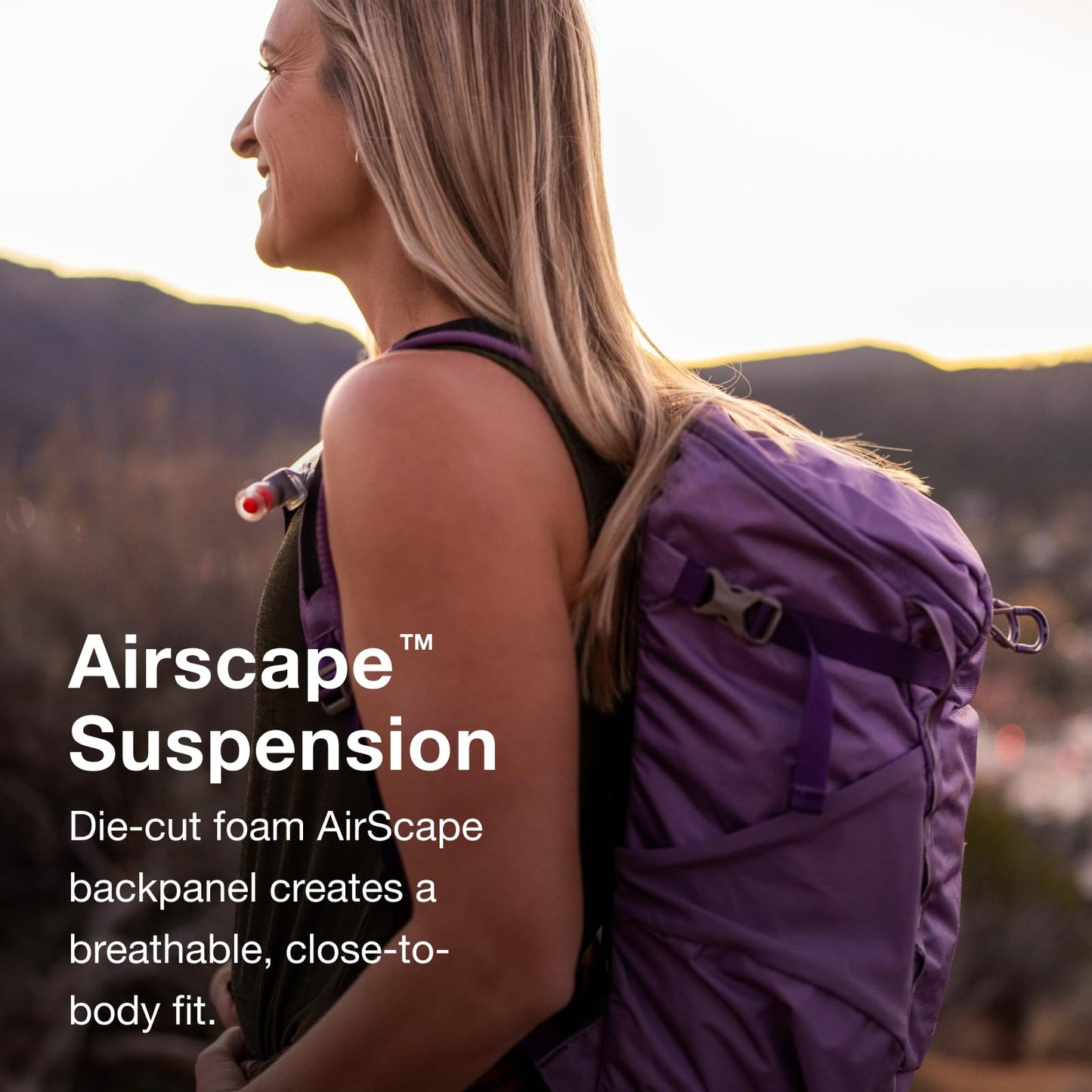 Osprey Skimmer 16L Women's Hiking Backpack with Hydraulics Reservoir, Purpurite Purple